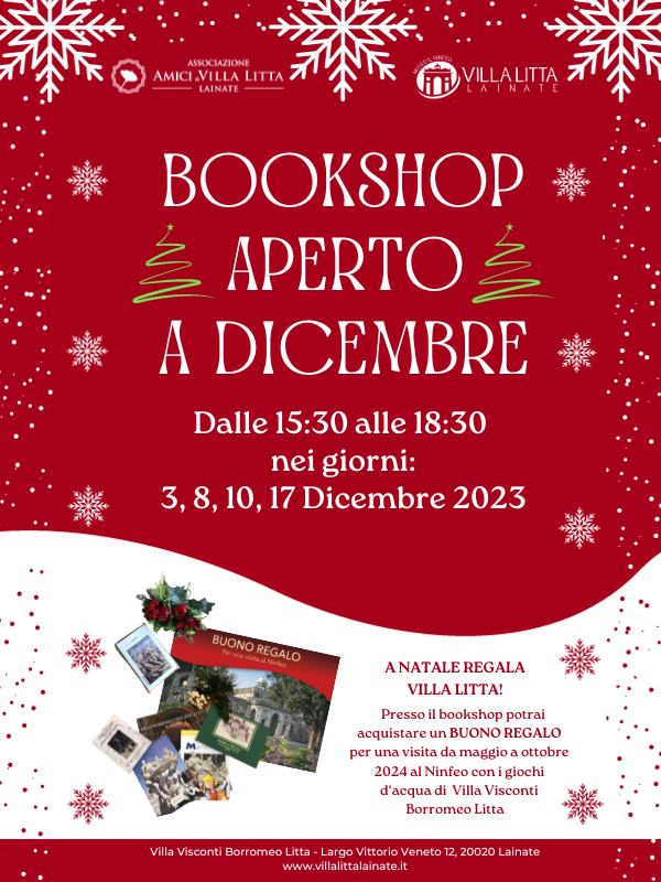 Bookshop aperto a dicembre