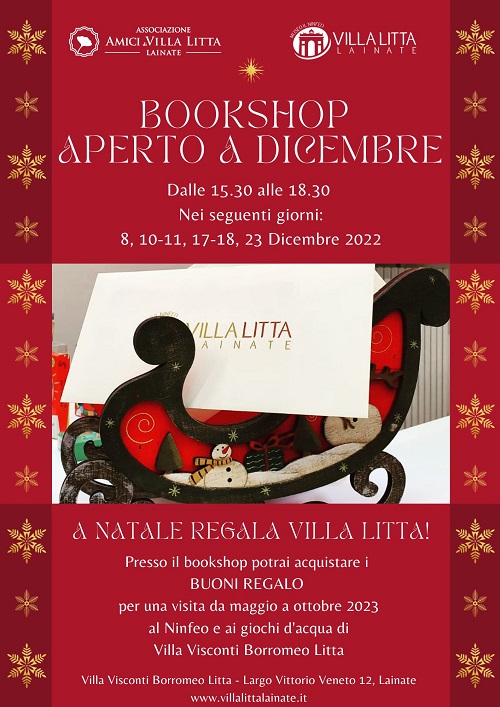 BOOKSHOP APERTO A DICEMBRE