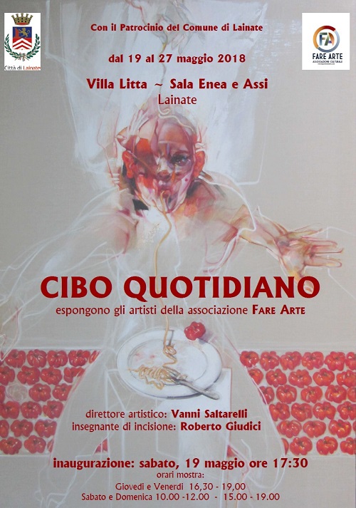 CIBO QUOTIDIANO, mostra degli artisti di Fare Arte