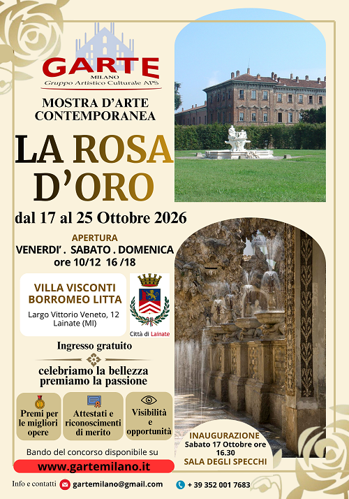 MOSTRA D'ARTE CONTEMPORANEA - LA ROSA D'ORO