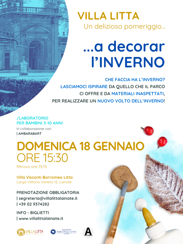 UN DELIZIOSO POMERIGGIO... A DECORAR L'INVERNO