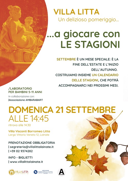 Un delizioso pomeriggio... a giocar con le stagioni